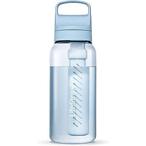 1-Liter LifeStraw Go BPA-Free Travel Water Filter Bottle (2 Colors) $28