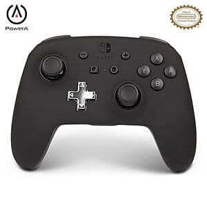 PowerA Enhanced Nintendo Switch Wireless Controller w/ Motion (Black) $35 + Free S&H