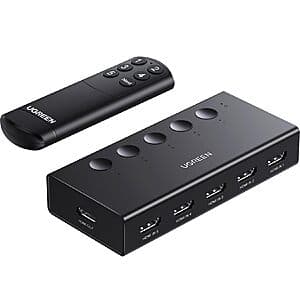 UGREEN Computer Accessories: HDMI Switch 5 in 1 Out 4K@60Hz $23.90 & More + Free Shipping