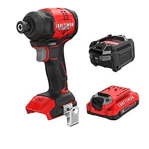 CRAFTSMAN 20V 1/4" Brushless Cordless Compact Impact Driver w/ Battery & Charger $69 + Free Shipping