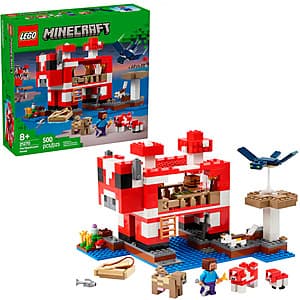 500-Pc LEGO Minecraft The Mooshroom House Building Set $40 + Free S&H