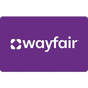 $100 Wayfair eGift Card (Email Delivery) $85