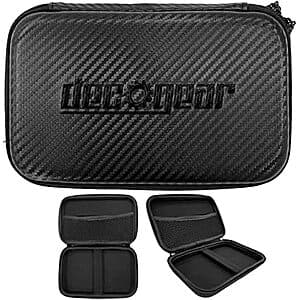 7" Deco Gear Hard EVA Case w/ Dual Zipper (Black) $1 + Free S&H
