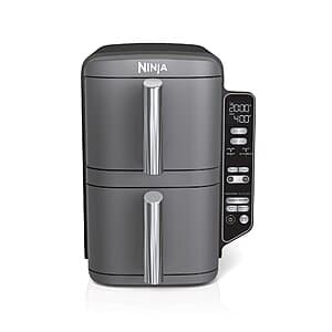 10-Qt Ninja DoubleStack XL 2-Basket 6-in-1 Air Fryer $120 + Free S&H