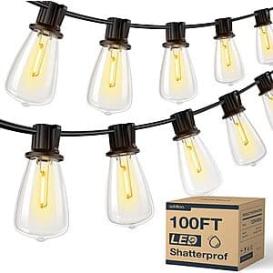 100-ft (2x50-ft) addlon Outdoor Waterproof LED String Lights $17.30