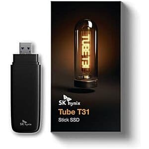 1TB SK hynix Tube T31 USB Type-A 3.2 Portable SSD w/ DRAM $60 + Free Shipping