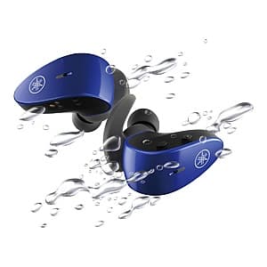 Yamaha True Wireless Sports-Ready Water Resistant Earbuds (Blue) $29 + Free S/H
