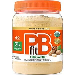 30-oz PBfit Organic Peanut Butter Powder $10.65 w/ S&S