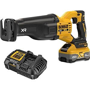 DeWALT 20V MAX XR Brushless Reciprocating Saw Kit w/ 8Ah XR POWERPACK Battery Kit $248.80 + Free Shipping