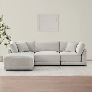 Costco Members: Dayna 4-Pece Fabric Modular Sectional Sofa (Light Gray) $800 + Free Delivery