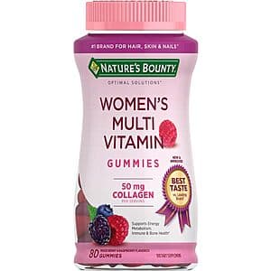 Women's Nature's Bounty Multivitamin Gummies: 140-Count $5.10 or 80-Count $3.60 w/ Subscribe & Save