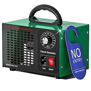 Select Accounts: Basvacsh 45,000mg/h Ozone Generator (up to 2500sqft) $22 + Free S&H