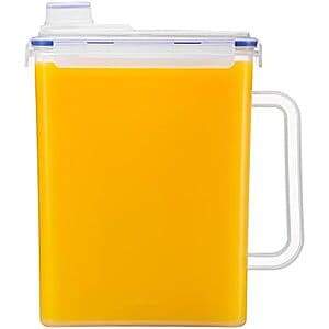 1-Gallon LocknLock Aqua Fridge Door Water Pitcher w/ Airtight Lid $12.30