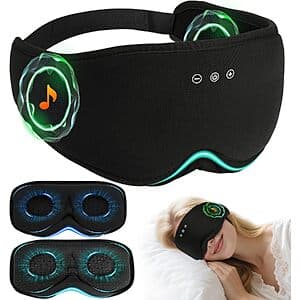 LC-dolida Bamboo Cotton Bluetooth 3D Sleep Mask (Various) $13 + Free S&H