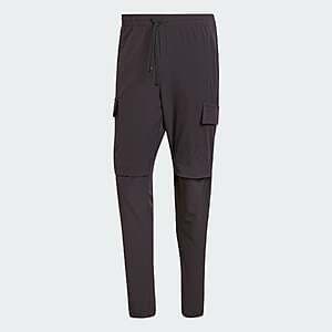 adidas Men's Mls Travel Pants (Utility Black) $12 + Free Shipping