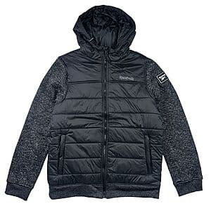 Reebok Men's Puffer Vest Hooded Jacket (Black, Maroon or Grey) $20 + Free Shipping on $50+