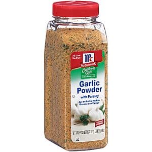 24-Oz McCormick California Style Garlic Powder w/ Parsley Coarse Grind Blend $9.09 w/ S&S