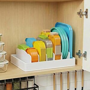Prime Membners: 13" x 10" Lifewit Plastic Lid Organizer w/ 7 Compartments $9.75