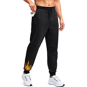 Soothfeel Men's Fleece Joggers Cotton Sweatpants (Various Colors) $10