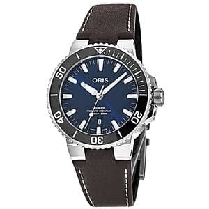 39.5mm Oris Aquis Date Blue Dial Men's Automatic Diving Watch $995 + Free Shipping