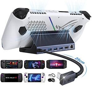 iVANKY 8-in-1 4K@144Hz Docking Station for ROG Ally, Legion Go & More $20
