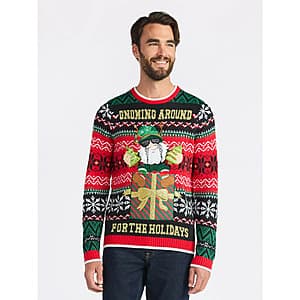 Jollidays Men's Christmas Sweater w/ Drink Pocket (2 Styles) from $9.25