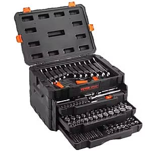450-Piece SucceBuy SAE & Metric Mechanics Tool & Socket Set (Deep / Standard) $74.30 + Free Shipping