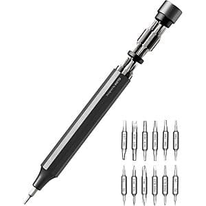 Compact portable utility item suitable for travel or emergency backup use.