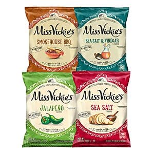 28-Pack 1.375oz Miss Vickie's Kettle Cooked Potato Chips (Variety Pack) $16.80 w/ Subscribe & Save