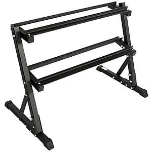 BalanceFrom 2-Tier Easy-Grab Dumbbell Weight Rack (600-lb Capacity) $29.75