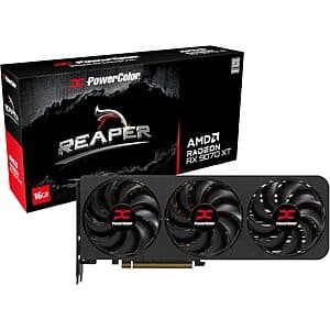 PowerColor Reaper AMD Radeon RX 9070 XT 16GB GDDR6 Graphics Card $600 & More + Free Shipping