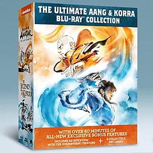 The Ultimate Aang & Korra Blu-ray Collection w/ Bonus Disc & Art Cards $15.50