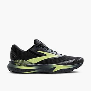 Brooks Men's Adrenaline GTS 24 Weatherized Road-Running Shoes (Black/New Yellow) $100 + Free Shipping