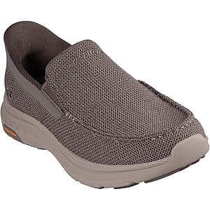 Skechers Men's USA Pollard Wilfred Dual Gore Moc Toe Slip-Ins Loafers (Taupe) $36 + Free Shipping