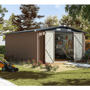 10' x 12' Outdoor Storage Shed w/ Double Hinged Large Door with Lock $256.35 + Free Shipping