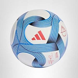 adidas black and white MLS regulation soccer ball.