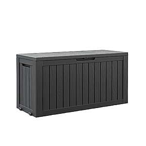 80-Gal Bifanuo Resin Waterproof Outdoor Storage Deck Box (Black or Grey) $42 + Free Shipping