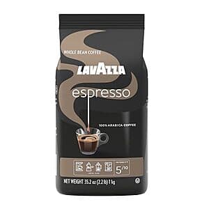 2.2-lb Lavazza Espresso Whole Bean Coffee (Medium Roast) $12.25 w/ Subscribe & Save