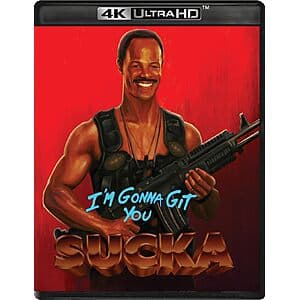4K Ultra HD and Blu-ray combo pack of I'm Gonna Git You Sucka film.
