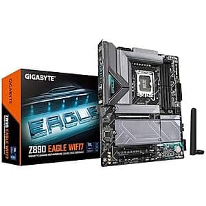 GIGABYTE Z890 Eagle WIFI7 Intel Core Ultra (Series 2) LGA 1851 Motherboard $150 + Free Shipping