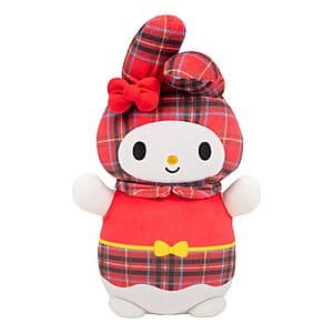 10" Squishmallows Original Sanrio Red Plaid My Melody HugMees Plush $5.55 or Less