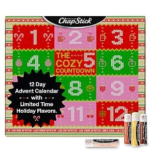 Select Accounts: 12-Pack ChapStick 12 Days Advent Calendar Lip Balm (Various) $7.55 w/ Subscribe & Save