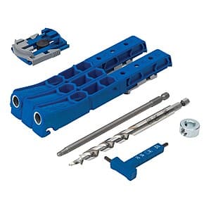 Kreg 3/8" Pocket-Hole Jig 320 + 260-Pc Starter Screw Kit $35 + Free S&H