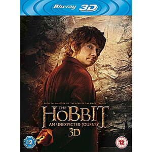 The Hobbit: An Unexpected Journey 3D (Blu-ray Boxset) $7 + Free Shipping
