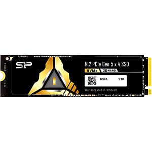 1TB Silicon Power US85 NVMe PCIe 5.0 M.2 Internal SSD $108.10 + Free S&H