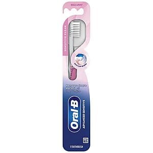 3-Count Oral-B Manual Toothbrush (various) + $5 Walgreens Cash $4.95 + Free Store Pickup ($10 Minimum Order)