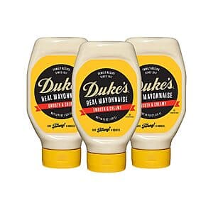 3-Pk 18-Oz Duke's Real Mayonnaise Squeeze Bottles $6.90 w/ S&S