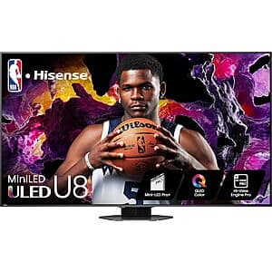 85" Hisense 85U8N 4K 144Hz Mini-LED QLED Smart TV (2024 Model) $1500 + Free Shipping
