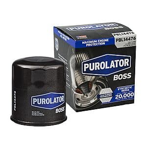 PurolatorBOSS PBL14476 Maximum Engine Protection Spin On Oil Filter $4