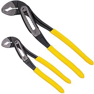 2-Pc Klein Tools Classic Klaw Pump Pliers Set $25 + Free S&H